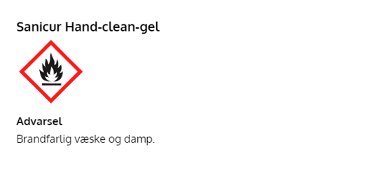 Sanicur antibakteriel håndgel 50 ml ⎮ 8710919154207 ⎮ GP_019398