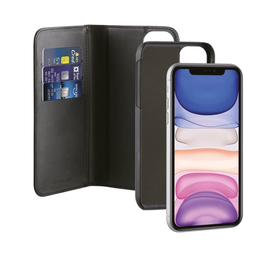 Vivanco 2i1 Wallet Case iPhone 11 Sort ⎮ 4008928608465 ⎮ CN_000211