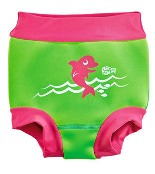 Badebuks Aqua - Neoprene - str. Small - Pink/Grøn ⎮ 4013368451816 ⎮ HC_002540