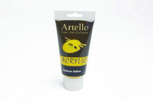 Artello acrylic 75ml yellow mid ⎮ 5700138003120 ⎮ VE_800312