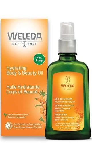 Weleda Sea Buckthorn Body Oil 100ml Replenishes and Revitalizes ⎮ 4001638099950 ⎮ GP_005555