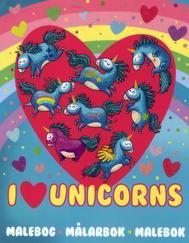 Unicorns Målarbok 1 stk