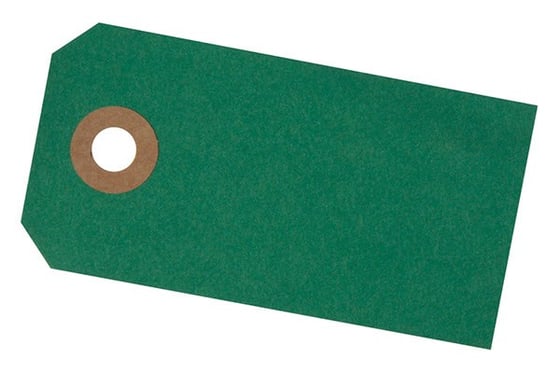 Manillamærke 40x80mm 10stk grøn ⎮ 5700130133634 ⎮ VE_013363