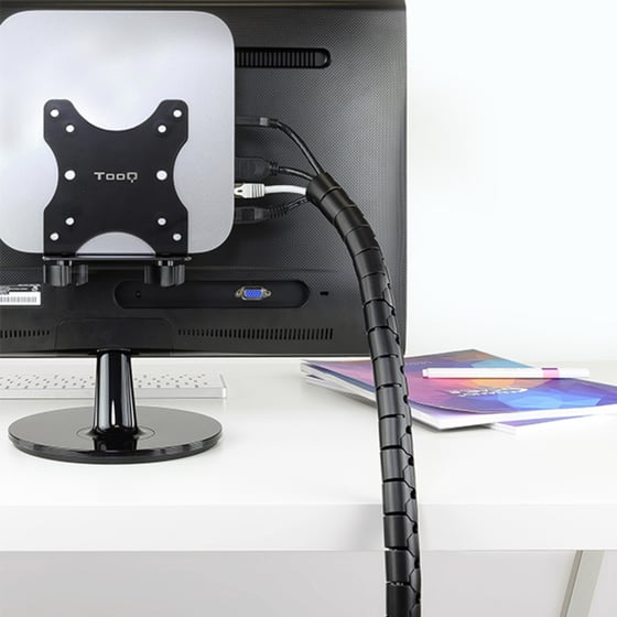 Kabelholder NANOCABLE 10.36.0001-BK Ø 2,5 cm (1 m) Sort ⎮ 8433281009592 ⎮ BB_S0226116