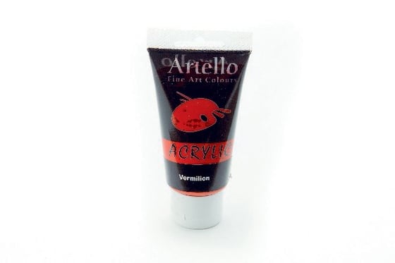 Artello acrylic 75ml Vermilion red ⎮ 5700138003229 ⎮ VE_800322