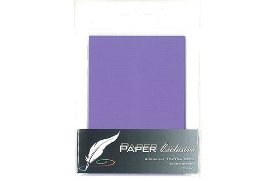 Bordkort 10x7cm lilla tekstureret 10stk. ⎮ 5700130139889 ⎮ VE_013988