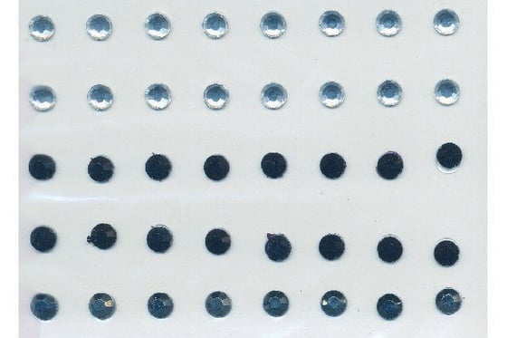 Rhinsten 5mm 50stk sølv/sort mix ⎮ 5700137069158 ⎮ VE_706915