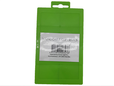 Blandet Runde Kabelklemmer 85 Stk