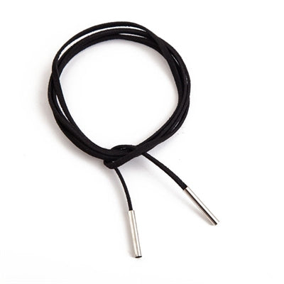 Everneed Choker/halskæde sort velour sølv ⎮ 1348100220805 ⎮ EV_000394