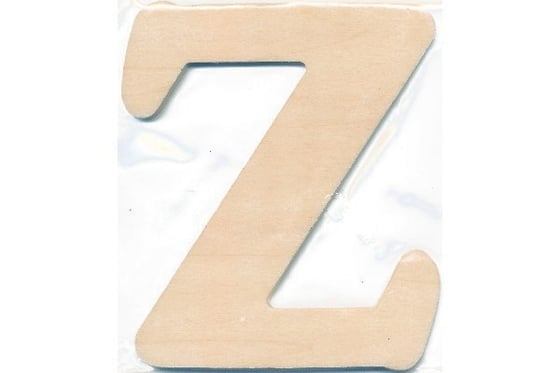 Træbogstav Z 10cm x 4mm ⎮ 5700137542255 ⎮ VE_754225