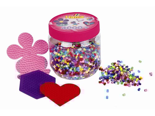 HAMA - Perler - 4000 stk med 3 ass. stiftplader (382051)