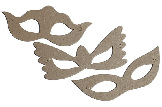 HOBBY2YOU Papfigurer masker 3x7stk. 1,2mm tykkelse ⎮ 5700130201050 ⎮ VE_020105