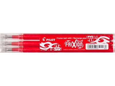 Refill Pilot Frixion Click Ræ¸d 0,7/0,35 Mm Pk æ€ 3 Stk. ⎮ 4902505356063 ⎮ RZ_002250