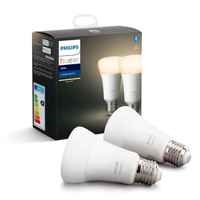 Philips Hue - E27 2-Pakke - White - Bluetooth