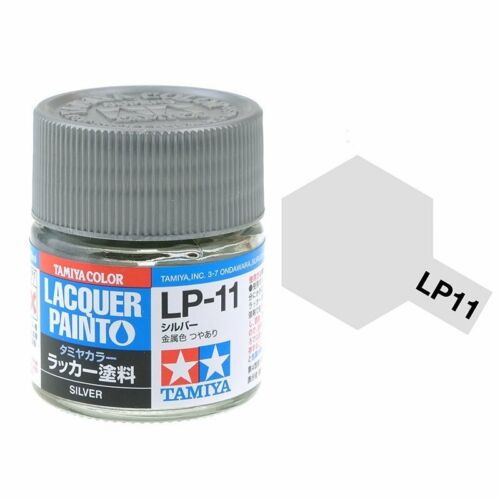 Tamiya Lacquer Paint LP-11 Silver ⎮ 45206221 ⎮ VE_543811