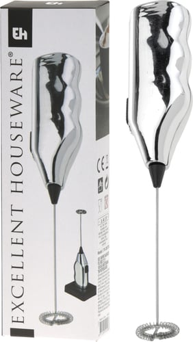 Mælkeskummer i krom