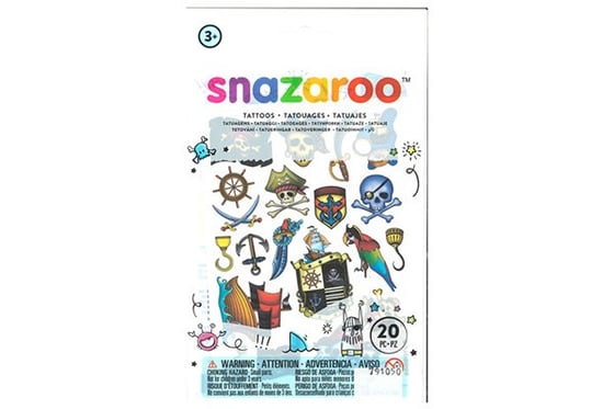 Tatovering pirat 20stk. ass. ⎮ 766416083135 ⎮ VE_791050