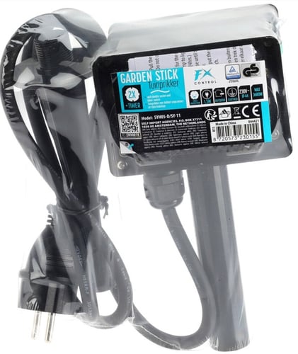 Udendørs Stikkontakt Til Haven Med Timer