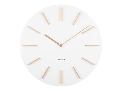Karlsson Vægur Diskret - Hvid ⎮ 8714302667916 ⎮ CL_000176