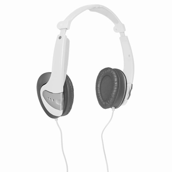 Audiosonic Hp-1632 Høretelefon Circumaural Headset Hvid ⎮ 8713016016324 ⎮ GP_007504