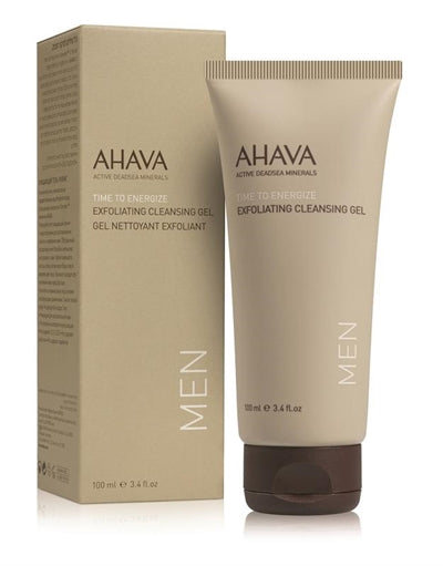 Ahava Men' s Exfoliating Mineral Facial Cleansing Gel 100ml ⎮ 697045155477 ⎮ GP_017852