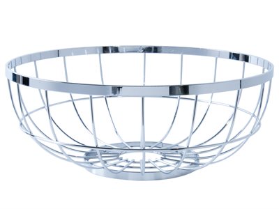 Frugtkurv Åben gitter metal krom belagt ⎮ 8714302611049 ⎮ CL_000806