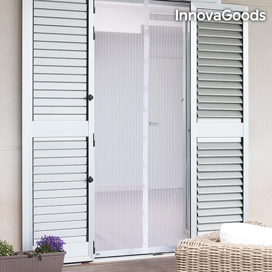 InnovaGoods Magnetisk Insektgardin, Hvid ⎮ 4899888116462 ⎮ BB_V0100739