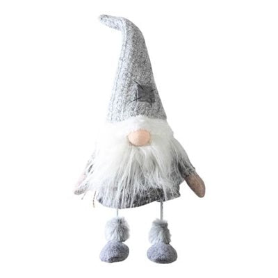 Grå Nissefigur - 41 cm, H 41cm, B 14cm, D 23cm ⎮ 5713582487880 ⎮ DG_000392