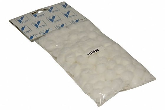 Pompon 10mm ca 100stk hvid ⎮ 5700137365229 ⎮ VE_736522