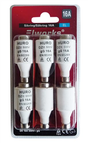 Sikringer Do2 Dz 16A 2-041-0 ⎮ 5701947204104 ⎮ HC_001172