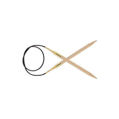 KnitPro Basix Birch Rundpinde 40cm 2.50mm