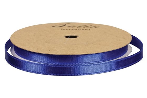 Satinbånd 6mm 10m blå ⎮ 5700137432501 ⎮ VE_743250