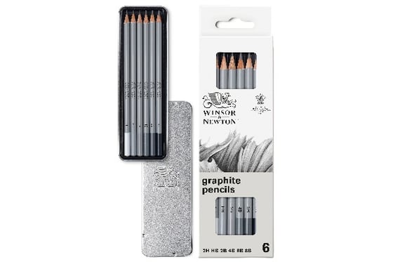 Graphite pencil assorted 6pcs tin box ⎮ 884955064832 ⎮ VE_837240