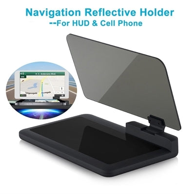 Universal Head Up Display (HUD) Mobilholder til Bil - GPS-holder ⎮ 0 ⎮ EP_HEADS-UP-DISPLAY