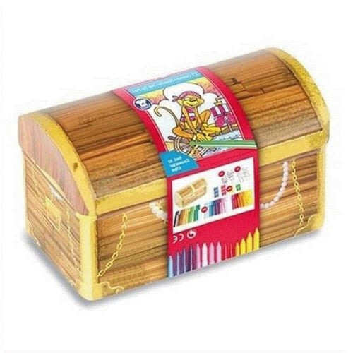 Faber-Castell - Connector Fibre-tip tusser i skattekiste, 33 stk