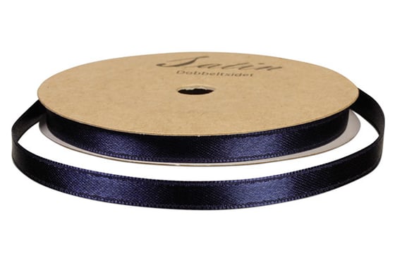 Satinbånd 10mm 10m marineblå ⎮ 5700137432815 ⎮ VE_743281