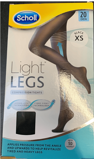 Scholl Tight 20 Denier støttestrømper Sort str. XS ⎮ 5701092113320 ⎮ Nv_003597