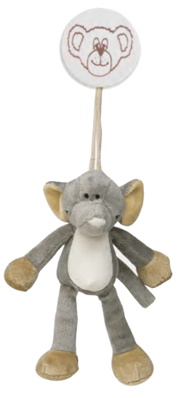Teddykompaniet Tøjdyr i Klemme 16cm, Elefant, 14814 +0mdr ⎮ 7331626148146 ⎮ GP_005618