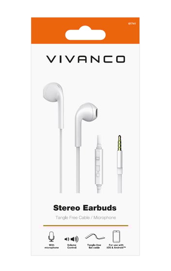 Vivanco Smart Pro in ear-headset Hvid    ⎮ 4008928617412 ⎮ CN_000055
