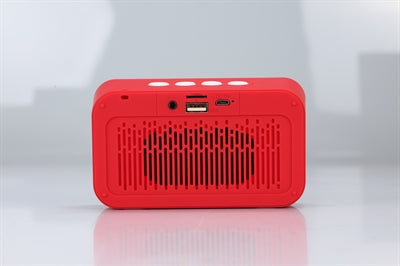 Trådløs Bluetooth Højtaler 6W Rød ⎮ 6932391915189 ⎮ EP_000214