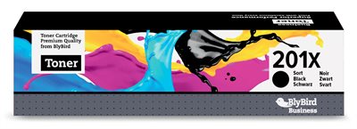 Hp 201X CF400X Sort Lasertoner, 2.800 sider Kompatibel ⎮ 5710516005356 ⎮ RZ_004234