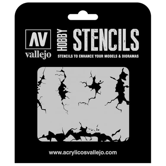 Stencil Cracked Wall ⎮ 8429551986625 ⎮ VE_452765