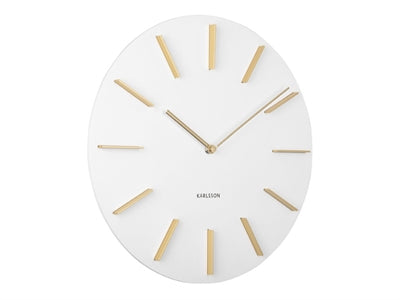 Karlsson Vægur Diskret - Hvid ⎮ 8714302667916 ⎮ CL_000176