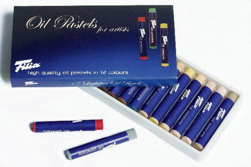 Oliepasteller 12stk beige toner ⎮ 5700137944516 ⎮ VE_794451