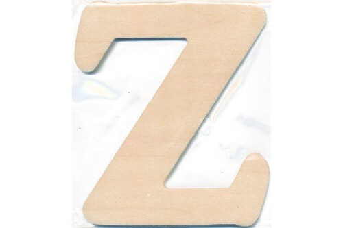 Træbogstav Z 10cm x 4mm ⎮ 5700137542255 ⎮ VE_754225