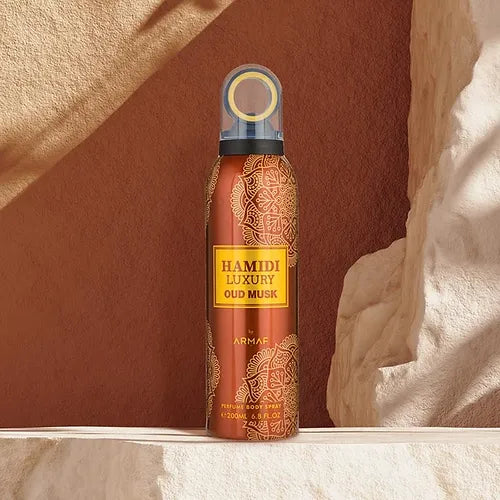 Hamidi Luxury Parfume Body Spray Oud Musk 200ml