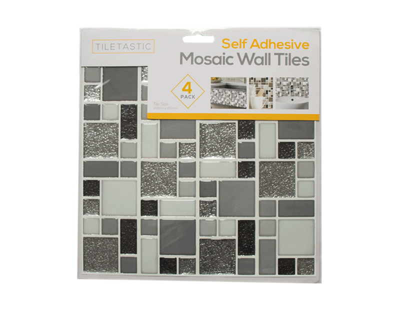 Dette vægflisemærkat måler 26 cm x 26 cm og tilbyder en hurtig og nem installation med en højglans finish. Hver wallsticker har en holdbar PVC-konstruktion, der er superstærk & monterinslet.