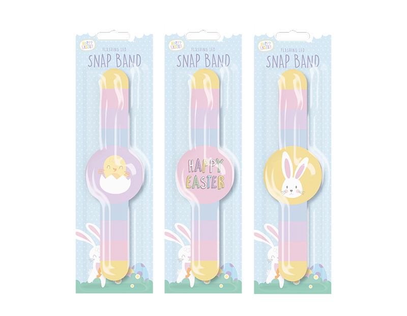 Hoppy easter - Lys armbånd med blinkende lysfunktion batterier følger med. PGA lagerstyring sender vi en tilfældig variant når du bestiller denne vare