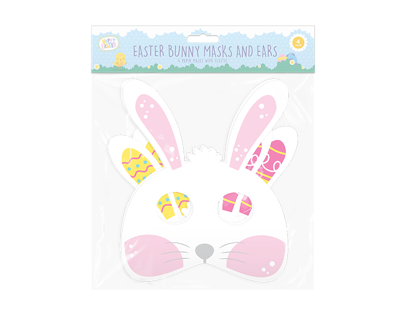 Hoppy easter - Kaninør & maske sæt 2stk hver