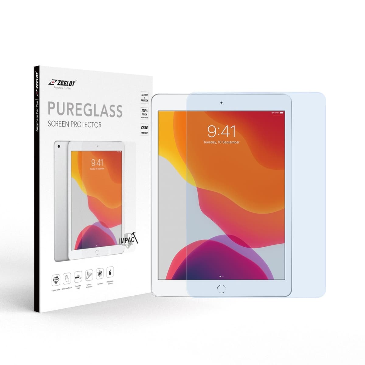 iPad Pureglass Beskyttelsesglas – iPad Pro 12.9" (2019–2021)